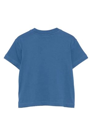 t-shirt in cotne blu PALM ANGELS KIDS | PBAA003S26JER001060